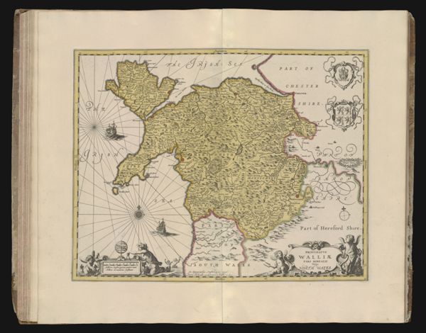 Principatus Walliae pars borealis vulgo North Wales.