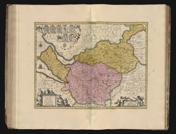 Cestria Comitatus Palatinus. The Countye Palatine of Chester.