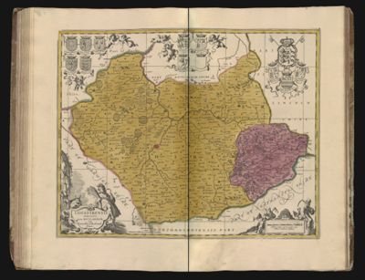 Leicestrensis Comitatus cum Rutlandiae Vulgo Leicestershire & Rutlandshire.
