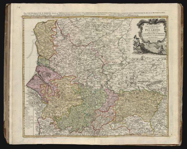 Gouvernement general de Picardie qui comprend la Generalité d'Amiens avec l'Artois & les frontiers des pays basGovernment of Picardy, which contains the majority of Amiens with Artois and the borders of the low countries