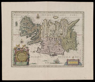 Tabula Islandiae Auctore Georgio Carolo Flandro.