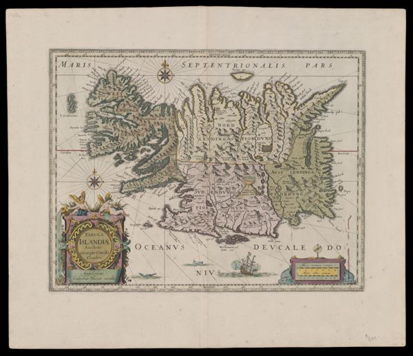Tabula Islandiae Auctore Georgio Carolo Flandro.