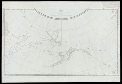 Chart of the NW Coast of America and NE Coast of Asia explored in the years 1778 & 1779. The unshaded parts of the coast of Asia are taken from a MS chart received from the Russians.