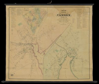 Map of the Town of Camden, Knox County Maine