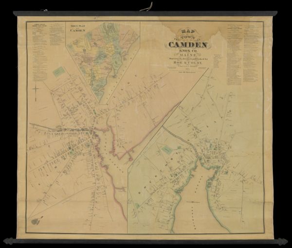 Map of the Town of Camden, Knox County Maine