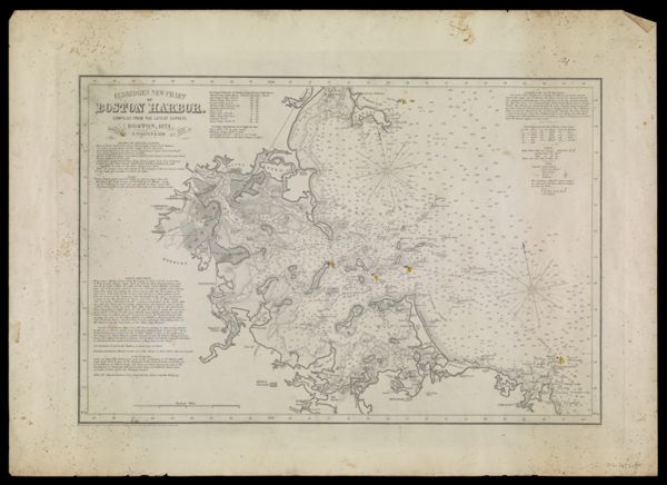 Eldridge's New Chart of Boston Harbor. Compiled From The Latest Surveys, Boston, 1871.