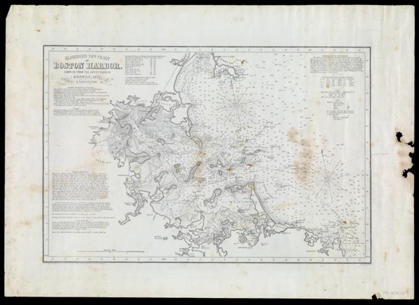 Eldridge's New Chart of Boston Harbor compiled from the latest surveys.