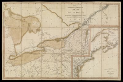 A Map Exhibiting the Frontiers of Canada and the United States; intended to illustrate the Operations of the British & American Armies