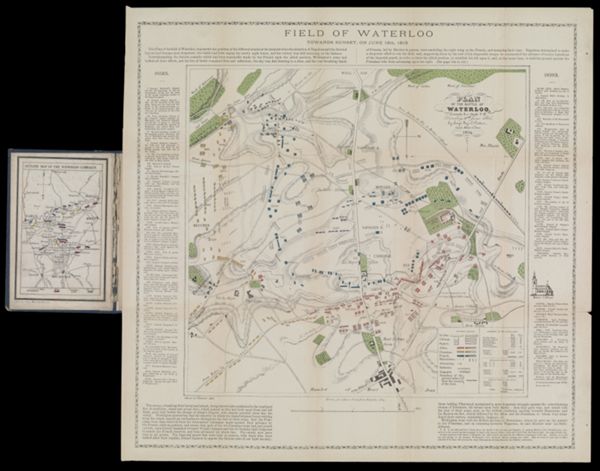 Plan of the Battle of Waterloo at nearly 8 o'clock p.m., Saturday 18th June 1815 by Sergt. Majr. E. Cotton.