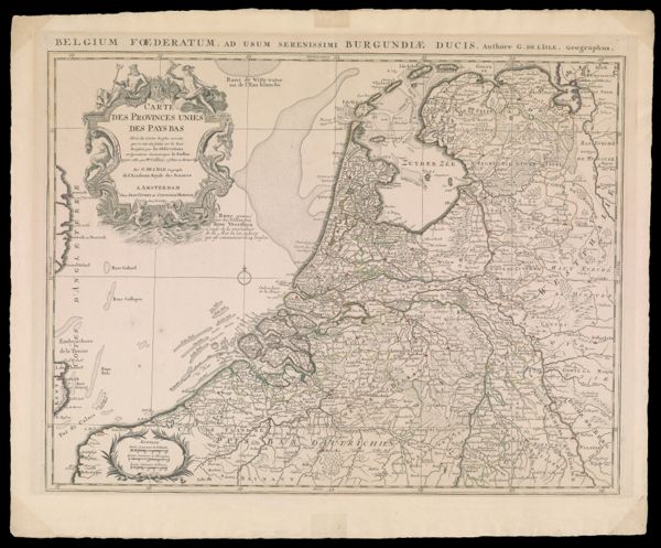Carte des Provinces Unies des Pays Bas