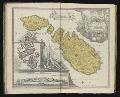 Insularum Maltae et Gozae quae sunt Equitum S. Ioannis Hierosolimitani ordinis Meli. sedes principalis.