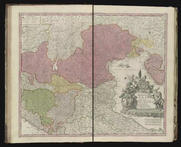 Dominii Veneti cum vicinis Parmae, Mutinae, Mantuae, et Mirandolae Statibus nova descriptio.