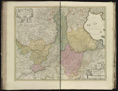 Ducatus Geldriae et Zutphaniae Comitatus || Duchy of Gelderland and County of Zutphen.