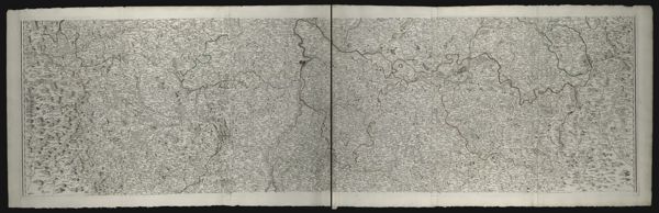 Carte chorographique de la Boheme divisee en 12 cercles avec le Comte de Glatz et le territoire d'Egra en neuf feuilles egalles aux vingt-cinq Petittea. [Composite of bottom 3 sections]