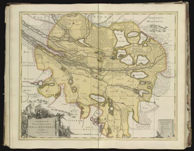 Delineationem liberae in Silesa dynastiae Drachenberg.