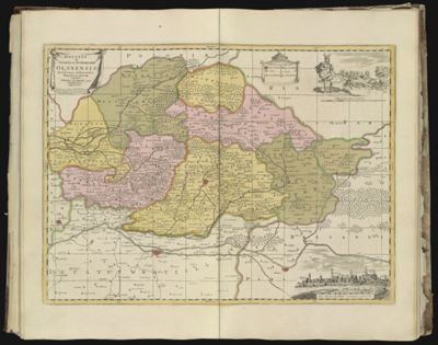 Ducatus in Silesia inferiore Olsnesis novissima delineato.