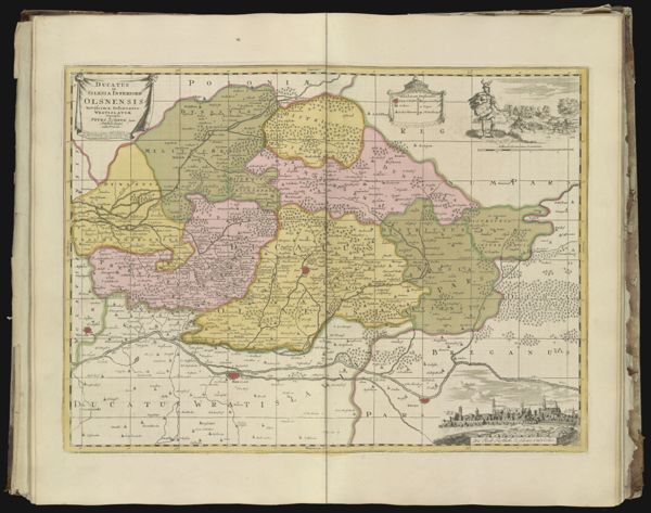 Ducatus in Silesia inferiore Olsnesis novissima delineato.