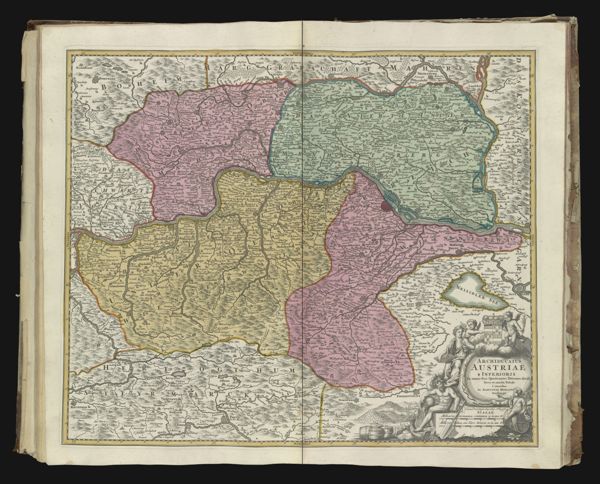 Archiducatus Austriae Inferioris in omnes suas Quadrantes Ditiones divisi Nova et exacta Tabula...