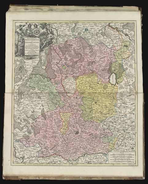 Episcopatum Monasteriensis et Osnabrugensis ut et Comitatum Bentheim Teclenburg, Stenford, Lingen, Diepholt, Delmenhorst, Rietberg etc. etc. Novissima et accuratissima Designatio cura et sumptibus...