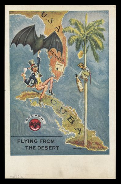 Flying from the desert.