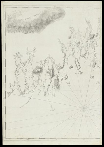 Chart of the Coast Goldsborough to Moose Harbor. [Sheet 1 of 3]