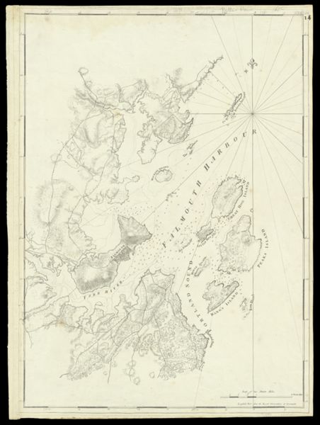 Chart of Falmouth Harbor