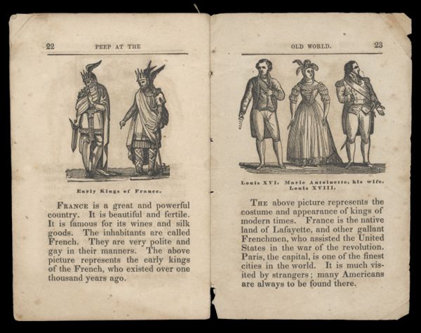 Early Kings of France; Louis XVI. Marie Antoinette, his wife. Louis XVIII
