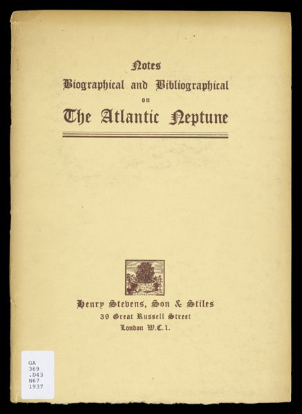 Notes Biographical and Bibliographical on The Atlantic Neptune