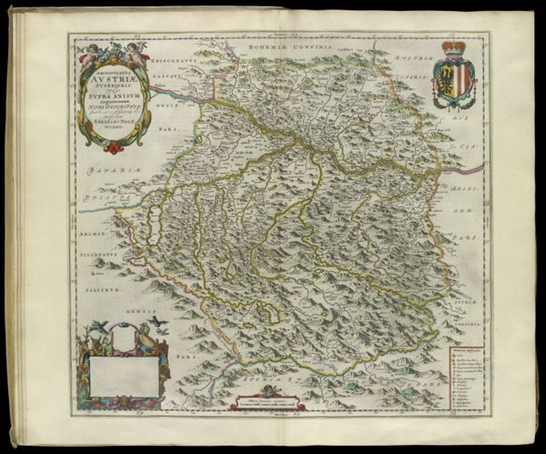 Archiducatus Austriae Superioris vulgo Supra Anisum cognominatae Nova Descriptio Iuxta accuratissimas dimensiones Abrahami Holzwormii.
