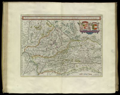 Saltzburg Archiepiscopatus, et Carinthia Ducatus. Auct. Ger. Mercatore.