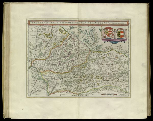 Saltzburg Archiepiscopatus, et Carinthia Ducatus. Auct. Ger. Mercatore.