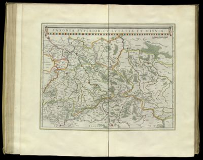 Saxonia Superior, cu[m] Lusatia et Misnia.