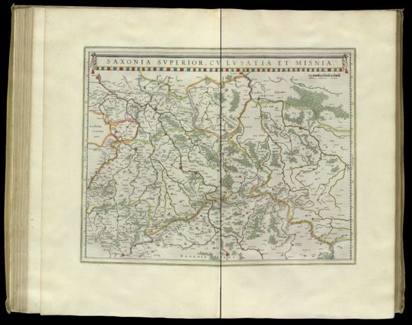 Saxonia Superior, cu[m] Lusatia et Misnia.
