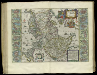 Nova & Accurata Ducatuum Slesvici et Holsatiae Tabula.