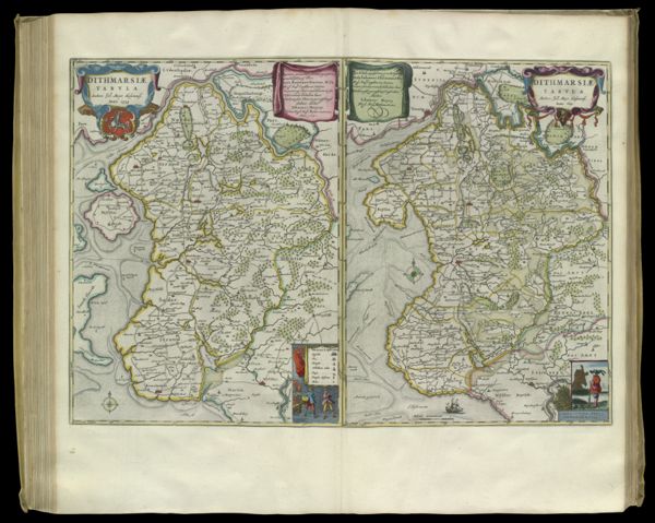 Dithmarsiæ Tabula Auctore Joh: Meyer Husumensi Anno 1559