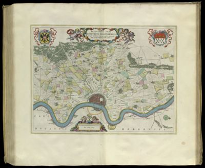Descriptio Agri Civitatis Coloniensis, cum suis limitibus, terminis, viis, consinis interjacentibus et adjacentibus Pagis, Villis, Castris, etc.