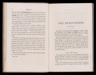 The Hemispheres. Map No. 1. [1]