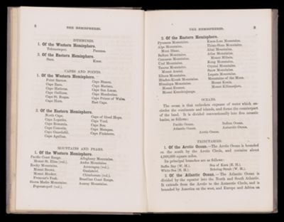 The Hemispheres. Map No. 1. [3]