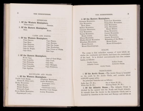 The Hemispheres. Map No. 1. [3]