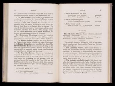 Africa. Map No. 7. [3]