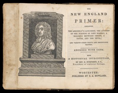 The New England Primer : containing the Assembly's Catechism ; the account of the burning of John Rogers ; a dialogue between Christ, a youth, and the devil ; and various other useful and instructive matter.
