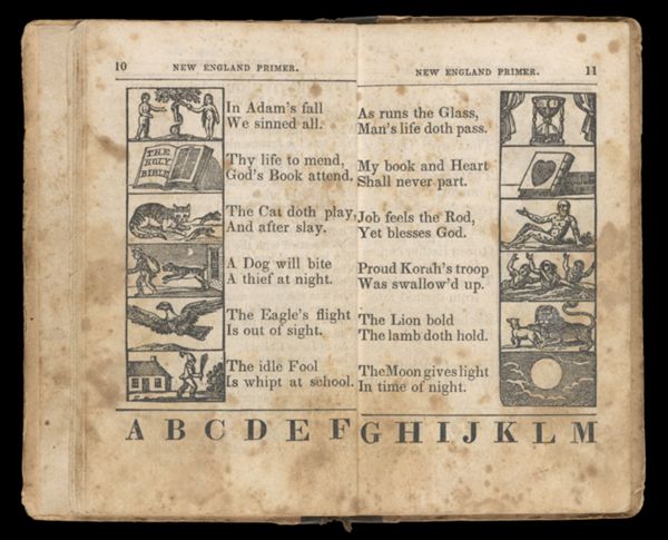 [illustrated alphabet A - M]