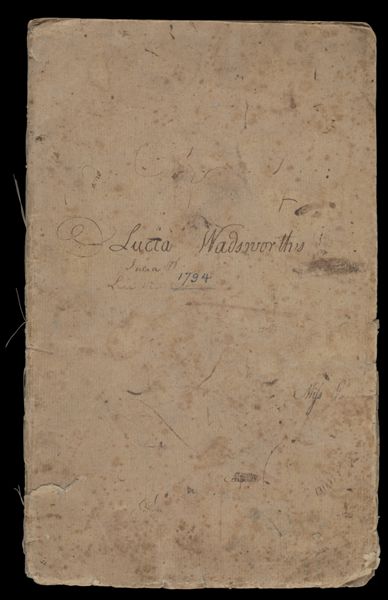Lucia Wadsworth Geography notebook