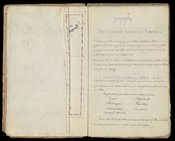 Geography: The United States of America [Folded map]