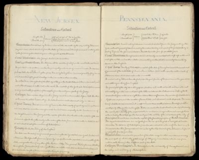 New Jersey: Situation and Extent AND Pennsylvania: Situation and Extent