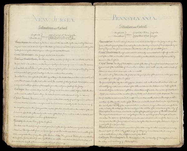 New Jersey: Situation and Extent AND Pennsylvania: Situation and Extent