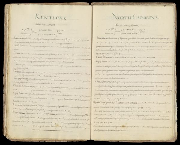 Kentucky: Situation and Extent AND North Carolina: Situation and Extent