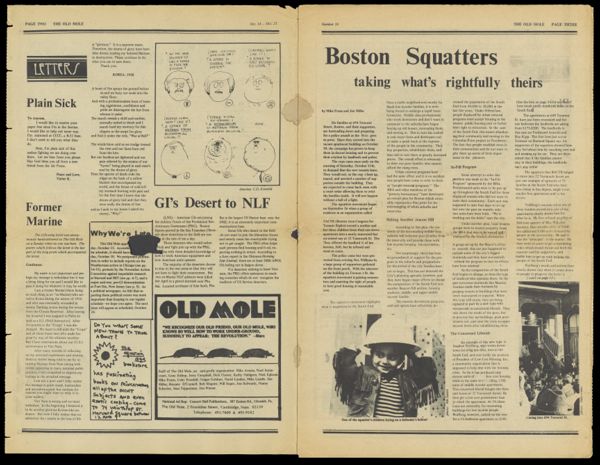 The Old Mole, number 24, pages 2 and 3