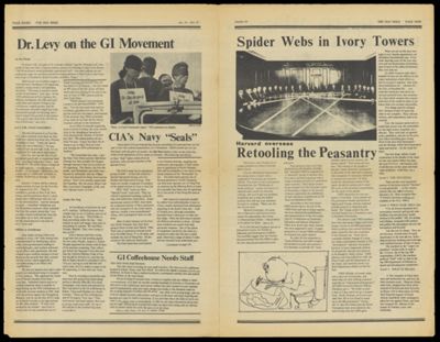 The Old Mole, number 24, pages 8 and 9