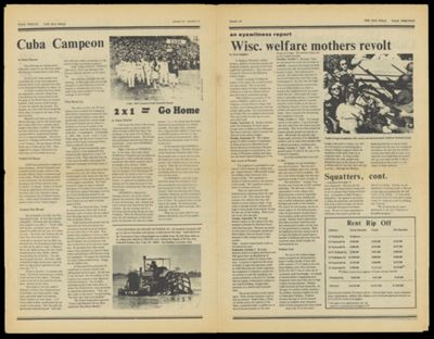 The Old Mole, number 24, pages 12 and 13